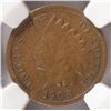Image 2 : 1908-S INDIAN ONE CENT NGC XF-AU 45