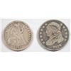 Image 1 : 1829  Bust  dime Fine  all original Nice type coin