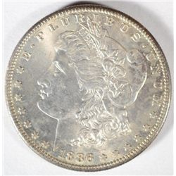 1886-S MORGAN DOLLAR GEM BU ALL ORIGINAL
