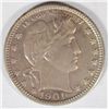 Image 1 : 1901  Barber quarter  XF