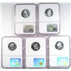 Image 2 : Set of 2001S proof Statehood quarters silver NGC PF69 ULTRA CAMEO