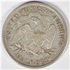 Image 2 : 1876S Seated Liberty half $ nice VF+