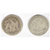 Image 2 : 1876CC Seated Liberty half $ Good also 1877S half  G/VG