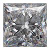 Image 1 : EGL CERTIFIED Princess 0.55 Carat H,SI1