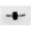Image 1 : 10K 2.2 ctw Black Sapphire Ring