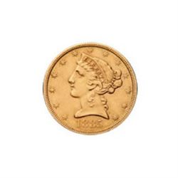 $5 Liberty Extra Fine Early Gold Bullion