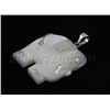Image 1 : Genuine 24.31ctw Elephant White Jade Pendant