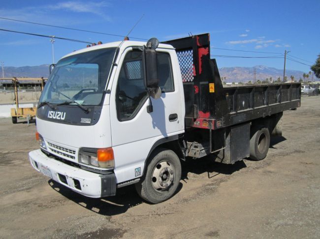 1999 Isuzu Cabover S/A Flatbed Dump Truck