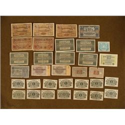 32 PIECES OF PRE-WWII GERMAN CURRENCY MARK NOTES