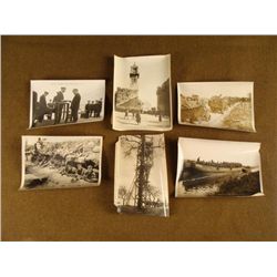 SIX ORIGINAL WWI BRITISH PRESS RELEASES PHOTOGRAPHS