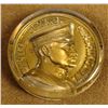 Image 1 : 4" GLASS GENERAL JOHN J. PERSHING 1917 MEDALLION