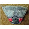 Image 2 : NAZI M43 CAP WEHRMACHT TRIANGULAR INSIGNIA ORIGINAL