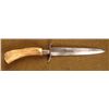 Image 1 : WWII NAZI BOOT KNIFE-STAGHORN GRIP- FITTINGS-6" BLADE