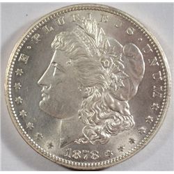 1878 7F MORGAN DOLLAR GEM FROSTY BU! REVERSE