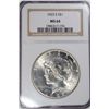 Image 1 : 1923-S PEACE SILVER DOLLAR NGC MS64