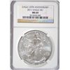 Image 1 : 2011 SILVER EAGLE 25TH ANNIVERSARY NGC MS 69