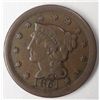 Image 1 : 1851  large penny  VF/XF  NEAR PERFECT color