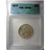 Image 1 : 1875 TWENTY CENT PIECE ICG AU50 100% ORIGINAL!