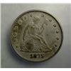 Image 2 : 1875 TWENTY CENT PIECE ICG AU50 100% ORIGINAL!