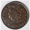 Image 1 : 1834  half cent  Nice Color XF45