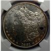 Image 2 : 1881 S MORGAN DOLLAR NGC MS 61 EST. $55-$60