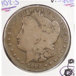 1902-S MORGAN DOLLAR VG