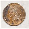 Image 1 : 1886 INDIAN ONE CENT UNC BUT SPOTS + SCRATCHES OBV VARIETY BARGAIN