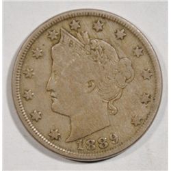 1889 LIBERTY NICKEL VF