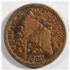 Image 1 : 1863 ARMY/NAVY PATRIOTIC CIVIL WAR token  VF FLAG of our NATION