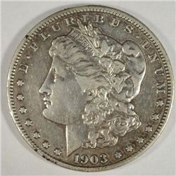 1903S      Morgan $   borderline XF