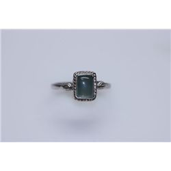 9.75 CTW CALZEDONIA RING .925 STERLING SILVER