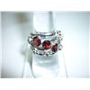 Image 1 : 39.00 CTW GARNET RING .925 STERLING SILVER
