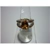 Image 1 : 39.00 CTW CITRINE RING .925 STERLING SILVER