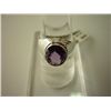 Image 1 : 12.75 CTW AMETHYST RING .925 STERLING SILVER