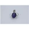 Image 1 : NATURAL 14.50 CTW TANZANITE OVAL CUT PENDANT .925 STERL