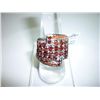 Image 1 : 51.25 CTW GARNET AND CARNELLIAN RING .925 STERLING SILV