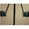 Image 1 : 16.00 CTW BLUE TOPAZ EARRING .925 STERLING SILVER
