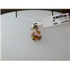 Image 1 : 10.50 CTW CITRINE PENDANT .925 STERLING SILVER