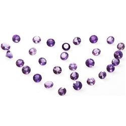 Natural 11.83ctw Amethyst Round Stone 4.5 to 8 (29)