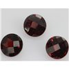 Image 2 : Natural Red Garnet Round Cut AAA 8x8mm 9 pcs 22.06 ctw