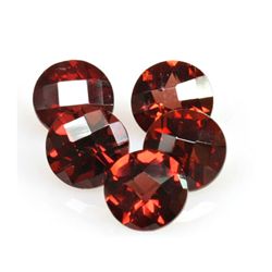 Natural Round Garnet 5.67 ctw 6mm checkered