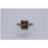 Image 1 : 11.40 CTW TIGER EYE RING .925 STERLING SILVER