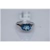 Image 1 : 30.75 CTW BLUE TOPAZ RING .925 STERLING SILVER