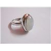 Image 1 : 42.00 CTW MOONSTONE RING .925 STERLING SILVER