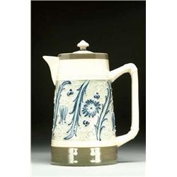 Macintyre Gesso Faience Chocolate Jug, c.1897...