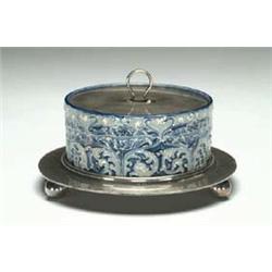 Macintyre Florian Butter Dish, c.1898 with si...