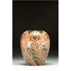 Macintyre Florian Peacock Feather Vase, c.190...