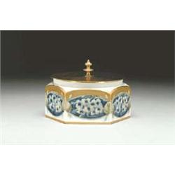 Macintyre Lilac Panels Bowl, c.1905 with bras...