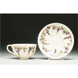 Macintyre Grapevine Cup and Saucer, for Liber...