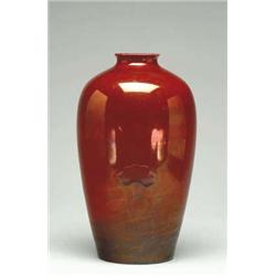 Macintyre Ruby Lustre Hazeldene Vase, c.1910...